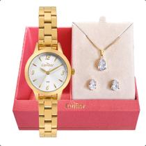 Relógio Feminino Condor Analógico Mini Dourado CO2035MZQ/K4K
