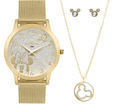 Relógio Feminino Condor Disney Personagem Minnie Dourado