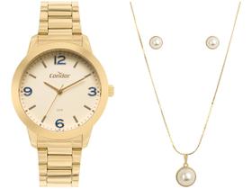 Relógio Feminino Condor Dourado Original 1 Ano de Garantia Relógio Feminino Condor Dourado Original 1 Ano de Garantia