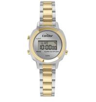 Relógio Feminino Condor Dourado/Prata Digital COJH512AK5K