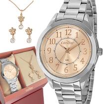 Relógio Feminino Condor Original Prata Prova Dágua Analógico Relógio Feminino Condor Original Prata Prova Dágua Analógico