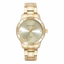 Relógio Feminino Cristais Dourado - Mondaine