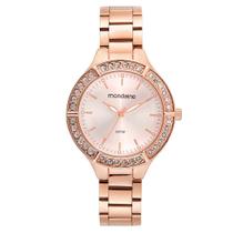 Relógio Feminino Cristais Rosé - Mondaine