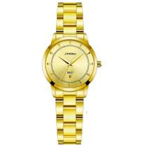 relógio feminino de aço inoxidável design elegante casual impermeavel - relógio feminino de aço inoxidável design elegante casual impermeavel -