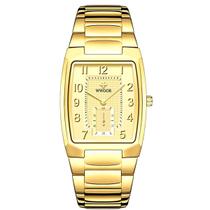 Relógio Feminino de Pulso Elegante Design Quadrado Relogio de Quartzo A Prova D'água