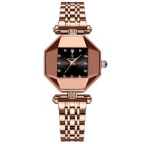 Relógio feminino de quartzo casual design criativo em aço inoxidável à prova dagua Relógio feminino de quartzo casual design criativo em aço inoxidável à prova dagua