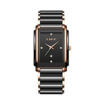 Relógio Feminino De Quartzo De Cerâmica Luxuoso, À Prova D'água, Elegante, Com Data, Presente, LIGE Relógio Feminino De Quartzo De Cerâmica Luxuoso, À Prova D'água, Elegante, Com Data, Presente, LIGE