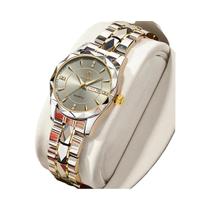 Relógio Feminino de Quartzo Luxo - À Prova D'água com Data e Mostrador Luminoso