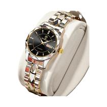 Relógio Feminino de Quartzo Luxo - À Prova D'água com Data e Mostrador Luminoso