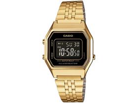Relógio Feminino Digital Casio Dourado Vintage LA680WGA-1DF