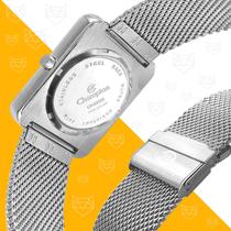 Relógio Feminino Digital Champion Prata Prova Dágua Original Relógio Feminino Digital Champion Prata Prova Dágua Original