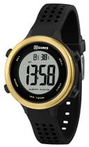Relógio Feminino Digital Esportivo Preto Com Dourado Xfppd06