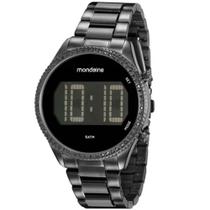 Relógio Feminino Digital Mondaine Preto 32122lpmvpf3