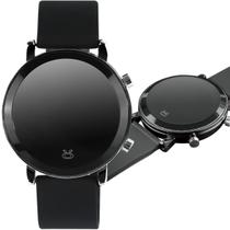 relogio feminino digital silicone redondo preto Social Original Presente Ajustável