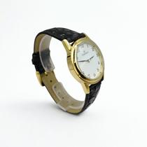Relógio feminino dourado 32mm pulseira de couro preto CN28008B Champion Relógio feminino dourado 32mm pulseira de couro preto CN28008B Champion