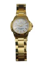 Relógio Feminino Dourado Aço Inox Excelente Prova D'água pequeno caixa 29mm Relógio Feminino Dourado Aço Inox Excelente Prova D'água pequeno caixa 29mm