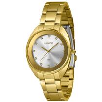 Relogio feminino dourado analogico lince Relogio feminino dourado analogico lince