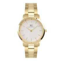 Relógio Feminino Dourado Belmont Gold 40mm - Saint Germain