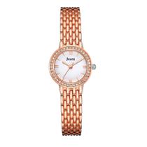 Relógio Feminino Dourado Casual Quartz Com Pedras Pequeno