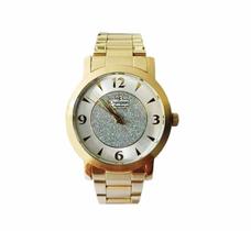 Relógio Feminino Dourado Champion Cn25136W - Aço Analógico