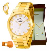 Relógio Feminino Dourado Champion CN26564W