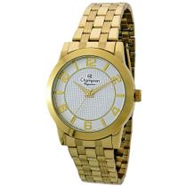 Relógio Feminino Dourado Champion Pulseira Aço Dourado