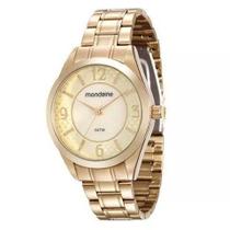 Relógio Feminino Dourado com Madrepérola 99013LPMVDE1