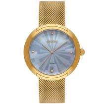 Relógio Feminino Dourado com Pulseira esterinha - ORIENT Relógio Feminino Dourado com Pulseira esterinha - ORIENT