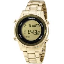 Relogio Feminino Dourado Digital Prova D'Agua Original +NF - Champion