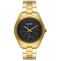 Relogio Feminino Dourado Fundo Lapidado Sem Numero Orient