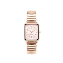 Relógio Feminino Dourado Luxo Aço Inox Prova D'água Social