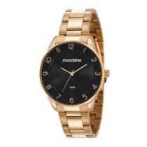 Relógio feminino dourado mondaine 53637lpmvde2