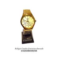 Relógio feminino dourado - optica camillo