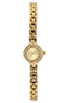 Relógio Feminino Dourado Original Mini Seculus Social com Strass Estilo Joia Elos em Forma de Corrente Pequeno Relógio Feminino Dourado Original Mini Seculus Social com Strass Estilo Joia Elos em Forma de Corrente Pequeno