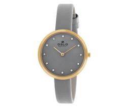 Relógio Feminino Dourado Slim Oslo Ofgscs9T0002