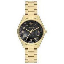 Relogio feminino dourado technos original 2036mlws/4p