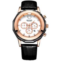 Relógio Feminino Elegante Cronógrafo Luminoso Analogico de Quartzo