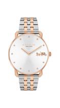 Relógio feminino elegante resistente à água Coach Elliot 3ATM