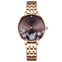 Relógio Feminino em Aço Inoxidável de Quartzo Ultra Fino Romântico Impermeavel 3atm Relógio Feminino em Aço Inoxidável de Quartzo Ultra Fino Romântico Impermeavel 3atm