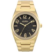 Relógio Feminino Euro Dourado - eu2033bf/4b