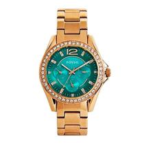 Relógio Feminino FOSSIL ES3385 Rose Mostrador Verde