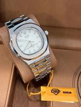 Relógio Feminino Genebra Prova Dágua Misto Gold Original