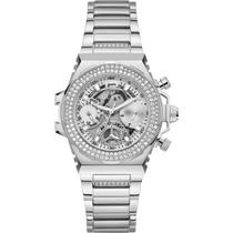 Relógio Feminino Guess 36mm - Pulseira e Mostrador Prateados