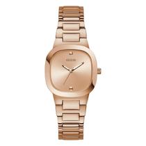 Relógio feminino GUESS de 32 mm em tom de ouro rosa com aço inoxidável