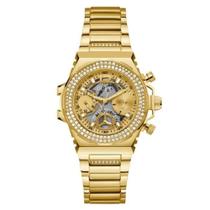 Relógio Feminino Guess Fusion Cronógrafo Dourado GW0552L2 Relógio Feminino Guess Fusion Cronógrafo Dourado GW0552L2