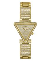 Relógio feminino GUESS G-Link dourado com mostrador champanhe 34 mm Relógio feminino GUESS G-Link dourado com mostrador champanhe 34 mm