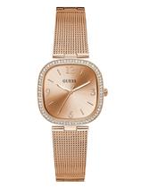 Relógio feminino GUESS GW0354L3 em aço inoxidável dourado rosa