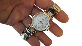 Relogio Feminino Guke Com Pulseira Dourada Quartzo Relogio Feminino Guke Com Pulseira Dourada Quartzo