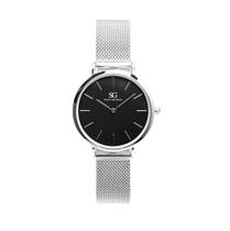 Relógio feminino Harlem Black Silver 32mm-Saint Germain