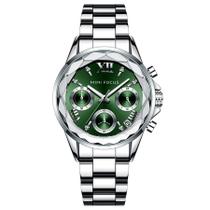 Relógio Feminino Impermeável Quartzo de Aço Inoxidável